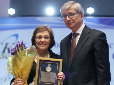 Valentina Kuryliw an official honoree of the St. Volodymyr the Great Medal