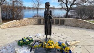 The Holodomor monument in Regina, Saskatchewan